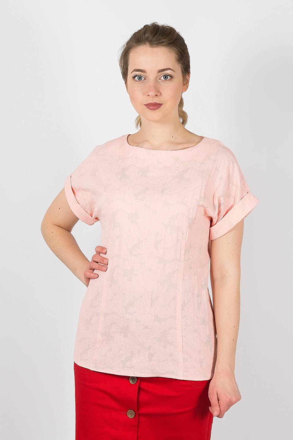Сайт брава женская одежда. Нежно-розовый блуза. Блуза нежно розовая 54раз.. 4283 Брава блузка. Энгрос женская одежда оптом.